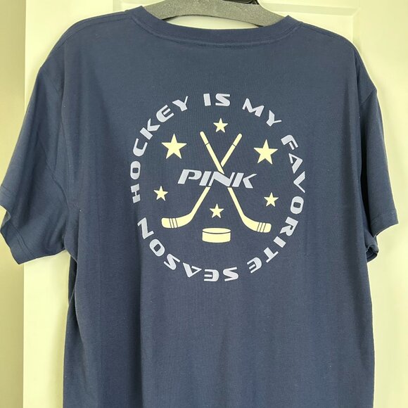 Victoria's Secret Pink Campus Cotton Tee LARGE (NWT) - Picture 4 of 5